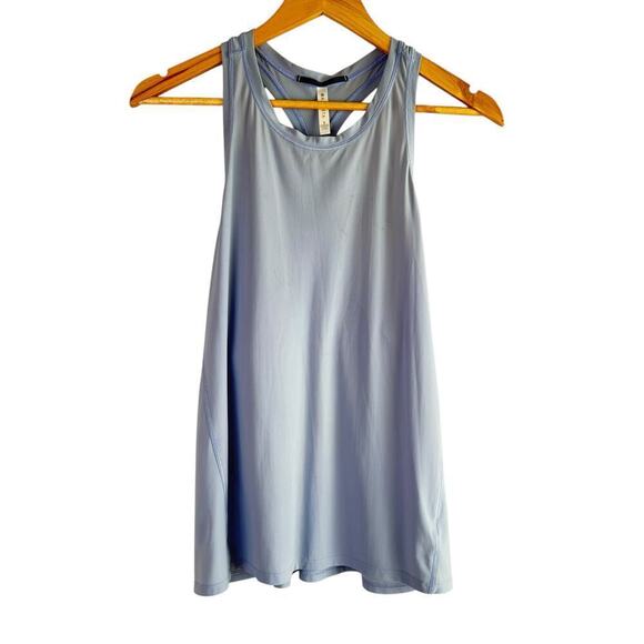 Athleta Racer‎ Back Workout Tank Top Drop Armholes in Blue, Size Small - Picture 1 of 7